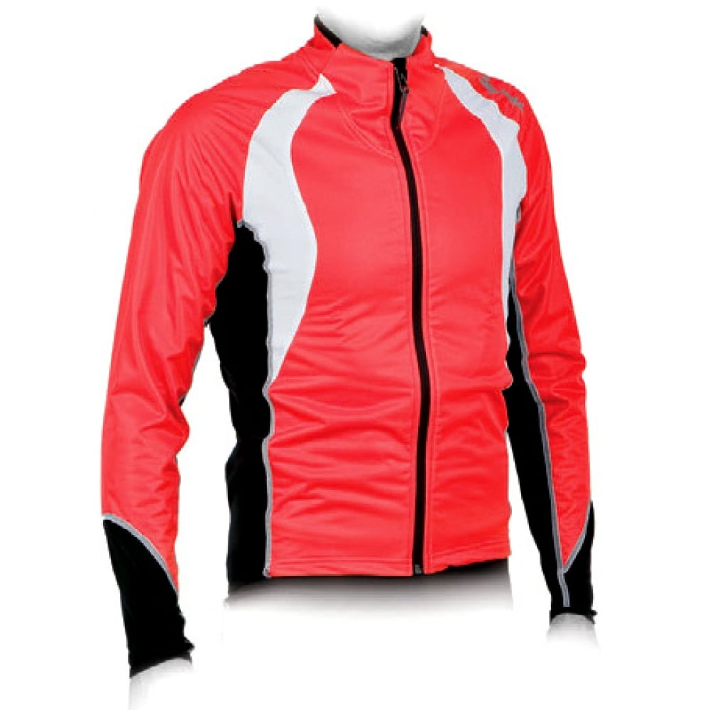 Spiuk cortavientos ciclismo hombre CHAQUETA RACE ROJO/BLANCO 2011 vista frontal