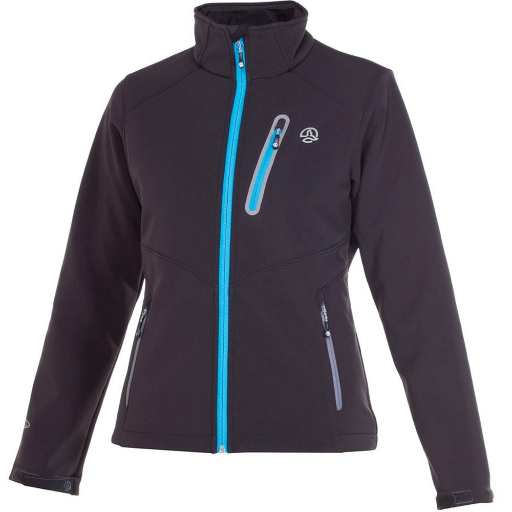 Ternua chaqueta softshell mujer CHAQUETA BROWNE vista frontal