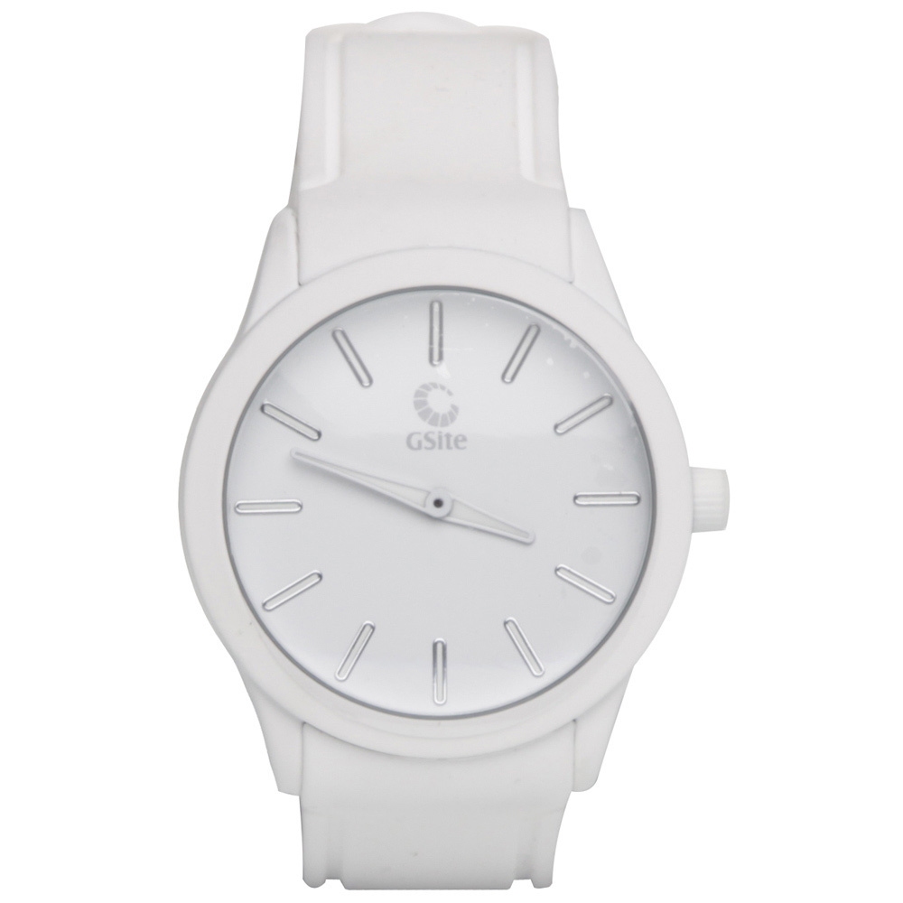 Gsite reloj deportivo GINGER NEON BLANCO vista frontal