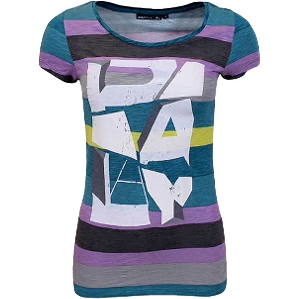 Only camiseta manga corta mujer PLAY TYLER STRIPE SS TOP vista frontal