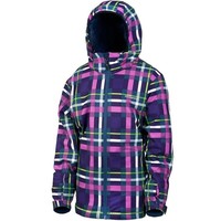 Kilmanock chaqueta esquí infantil GARROW 2 PADDED SOFTSHELL PURP vista frontal