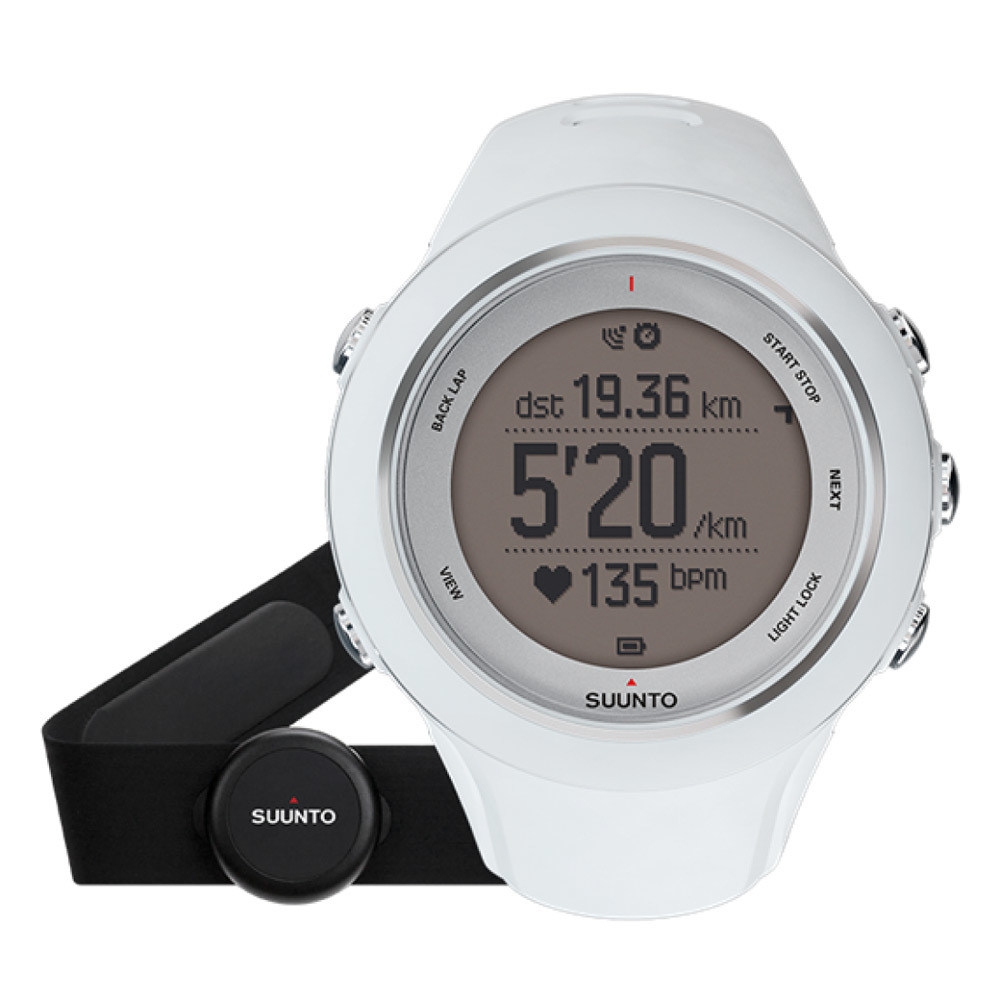 Suunto pulsómetros con gps SUUNTO AMBIT3 Sports White (HR) vista frontal