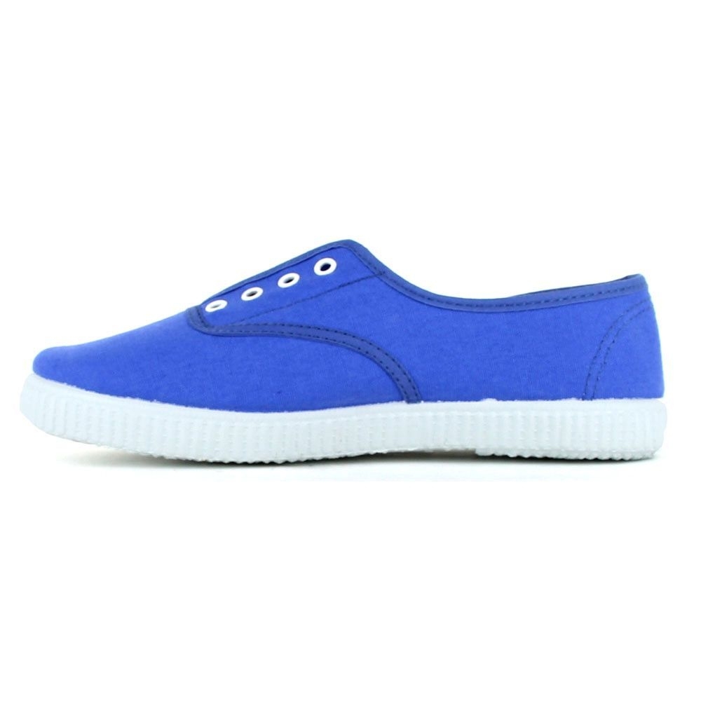 Seafor zapatilla moda mujer LONA MUJER AZUL puntera