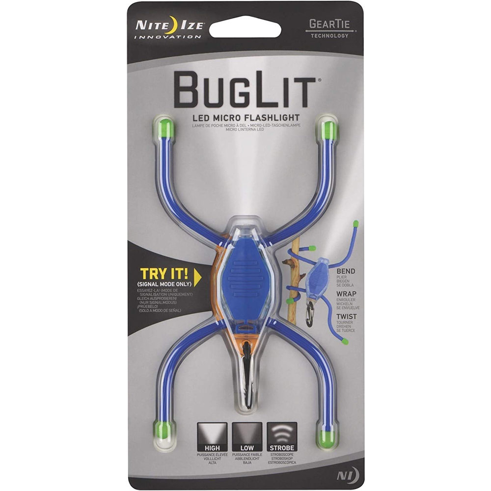 Nite Ize varios montaña BUGLIT- Araa led adpat. Azul 03