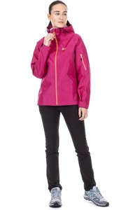 Neak Peak chaqueta impermeable mujer 3 LAYER WOMAN CERISE/BRIGHT Rose vista detalle