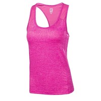 Step&Go camiseta tirantes fitness mujer T-AMANAR VERYBERRY MELANGE 03