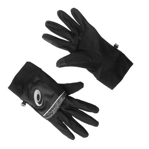 Playa escándalo Vacilar Asics Pfm Mitten negro guantes running | Forum Sport