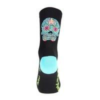 Defeet calcetines ciclismo AIREATOR HI TOP  SUGAR SCULL vista detalle