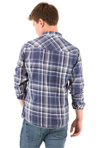 Blend camisa manga larga hombre SHIRT CHECKED vista trasera