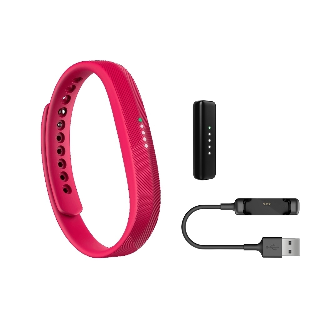 Fitbit pulsera de actividad Fitbit Flex 2 rosa vista frontal