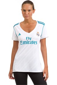 adidas camiseta de fútbol oficiales R.MADRID 18 H JSY W vista frontal