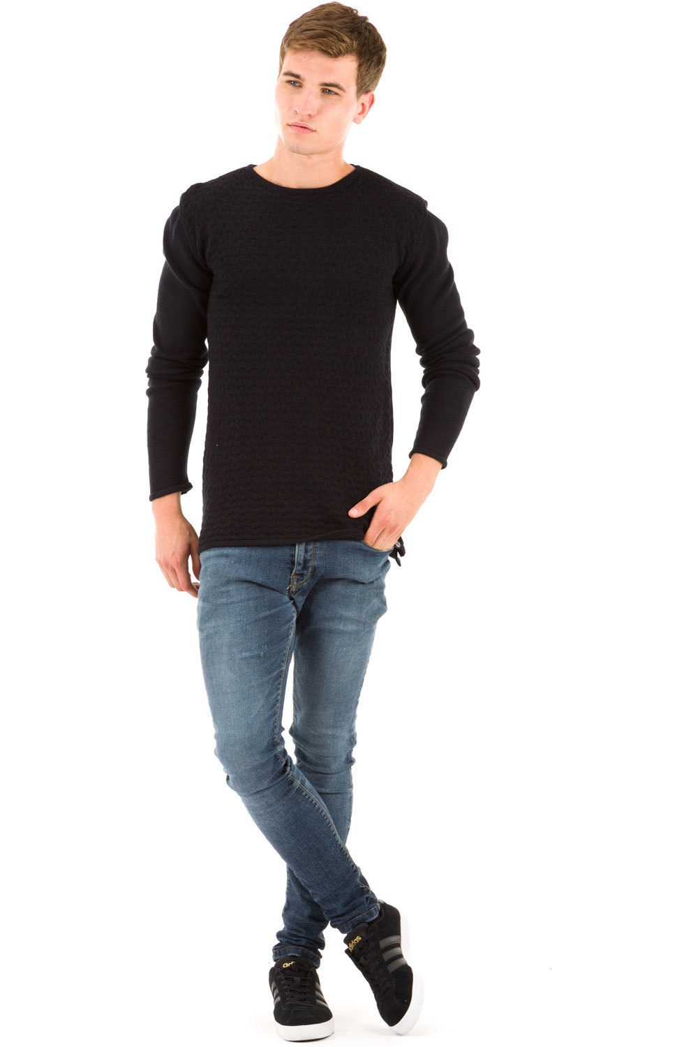 Solid jersey hombre KNIT - JAHMIL A42 vista detalle