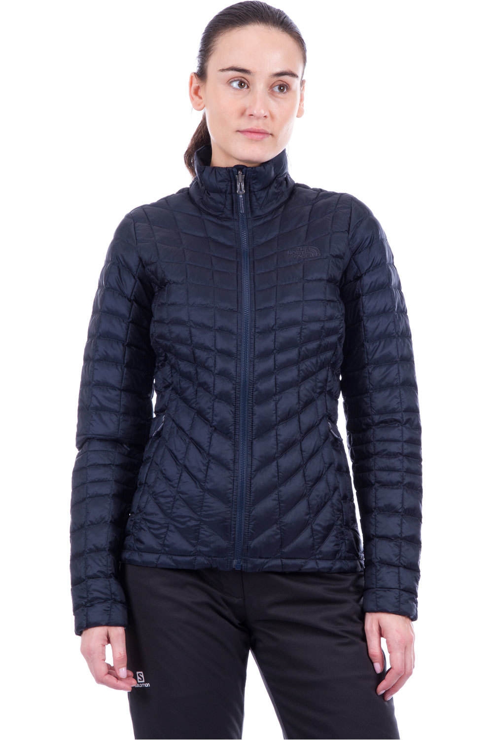 The North Face chaqueta outdoor mujer W THERMOBALL ZIP IN JACKET vista frontal