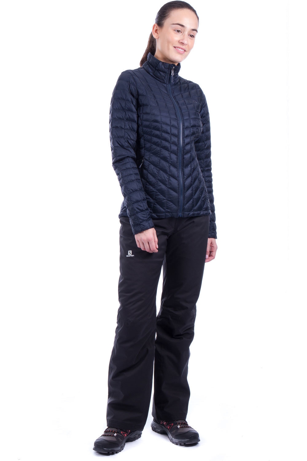 The North Face chaqueta outdoor mujer W THERMOBALL ZIP IN JACKET vista detalle