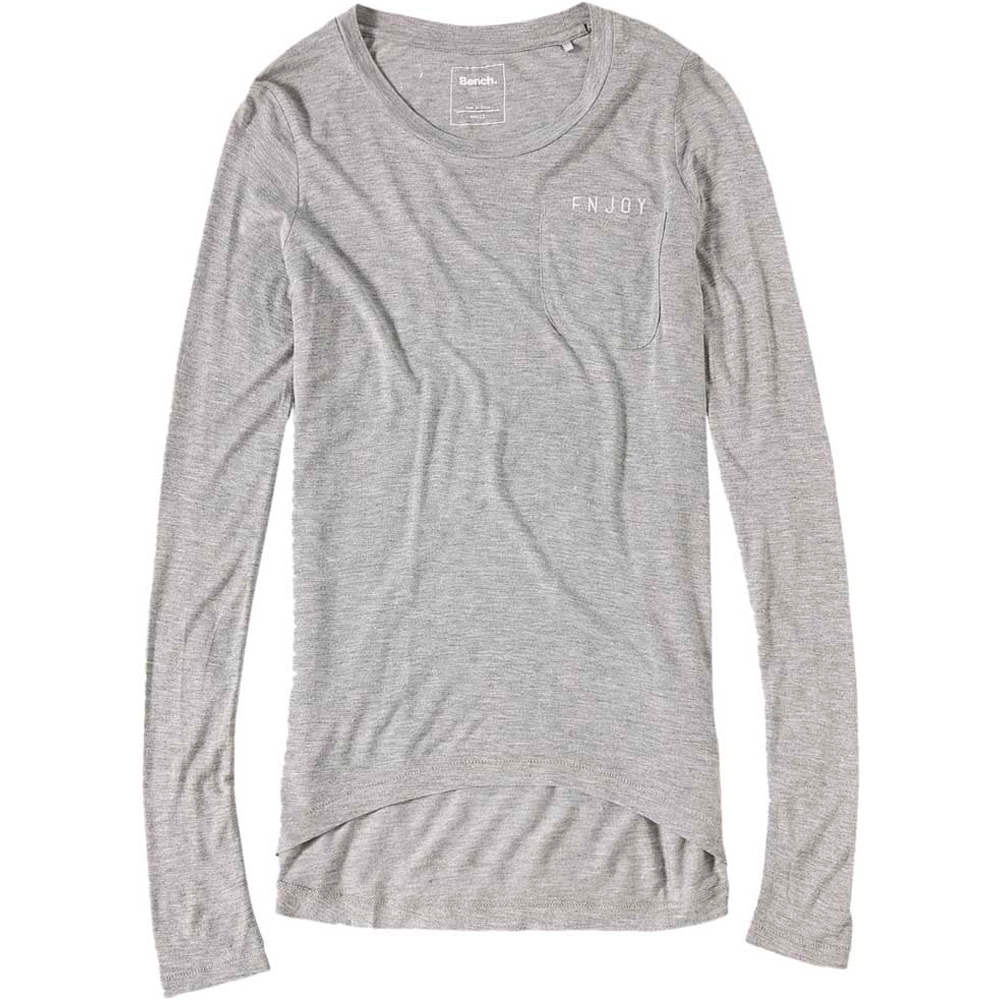 Bench camiseta manga larga mujer LONGSLEEVE GLITTER JERSEY 03