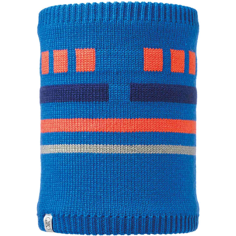 Buff tubular infantil KNITTED POLAR FLEECE NECKWARMER ZOGY BLUE vista frontal