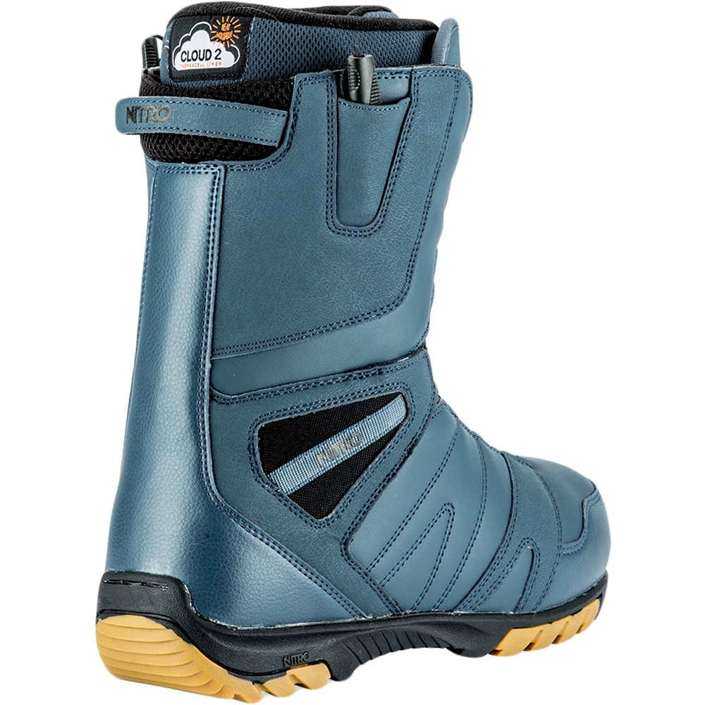 Nitro botas snowboard hombre SENTINEL TLS BLUE lateral interior