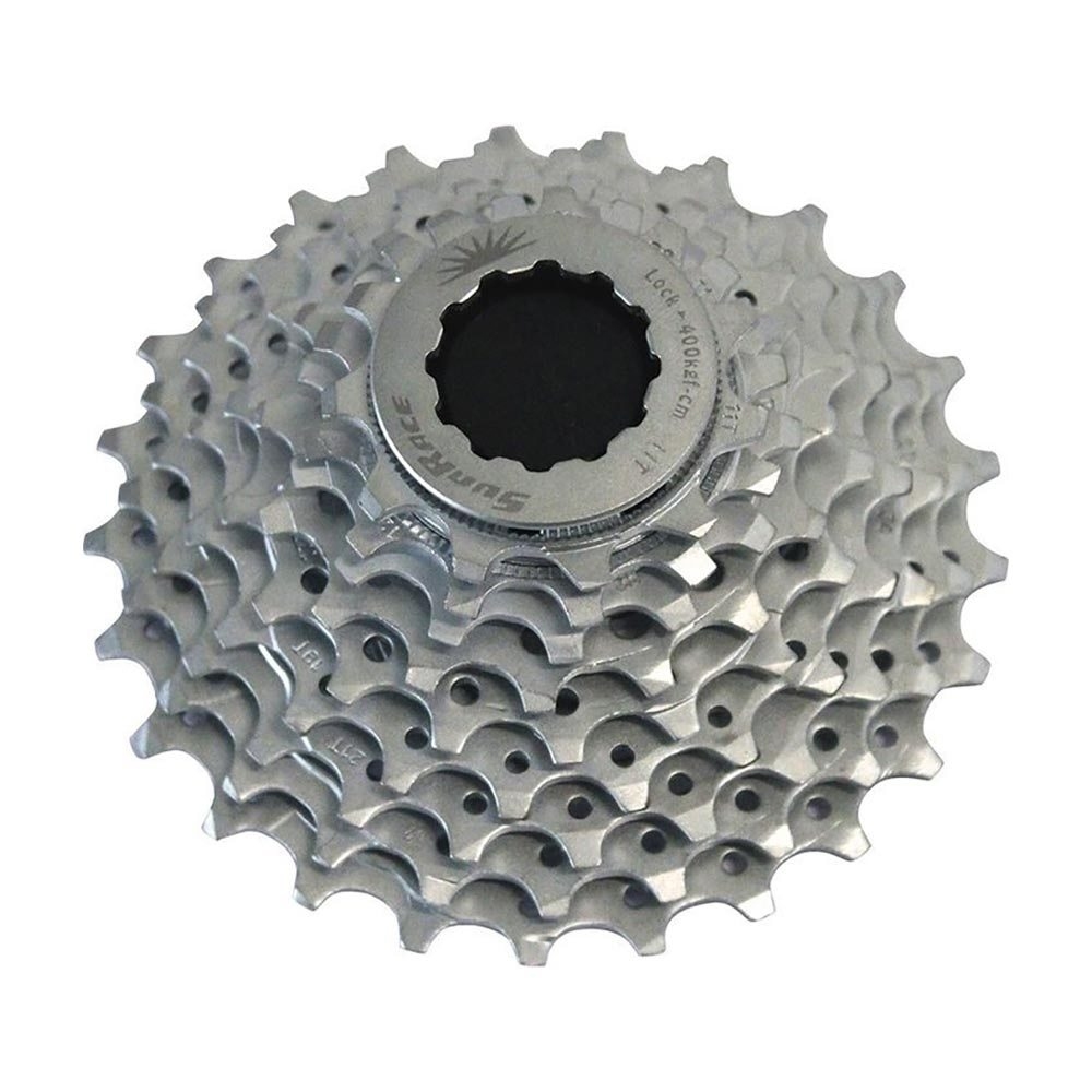 Sun Race cassette bicicleta carretera CASSETTE 9 VELOCIDADES 12-25 vista frontal