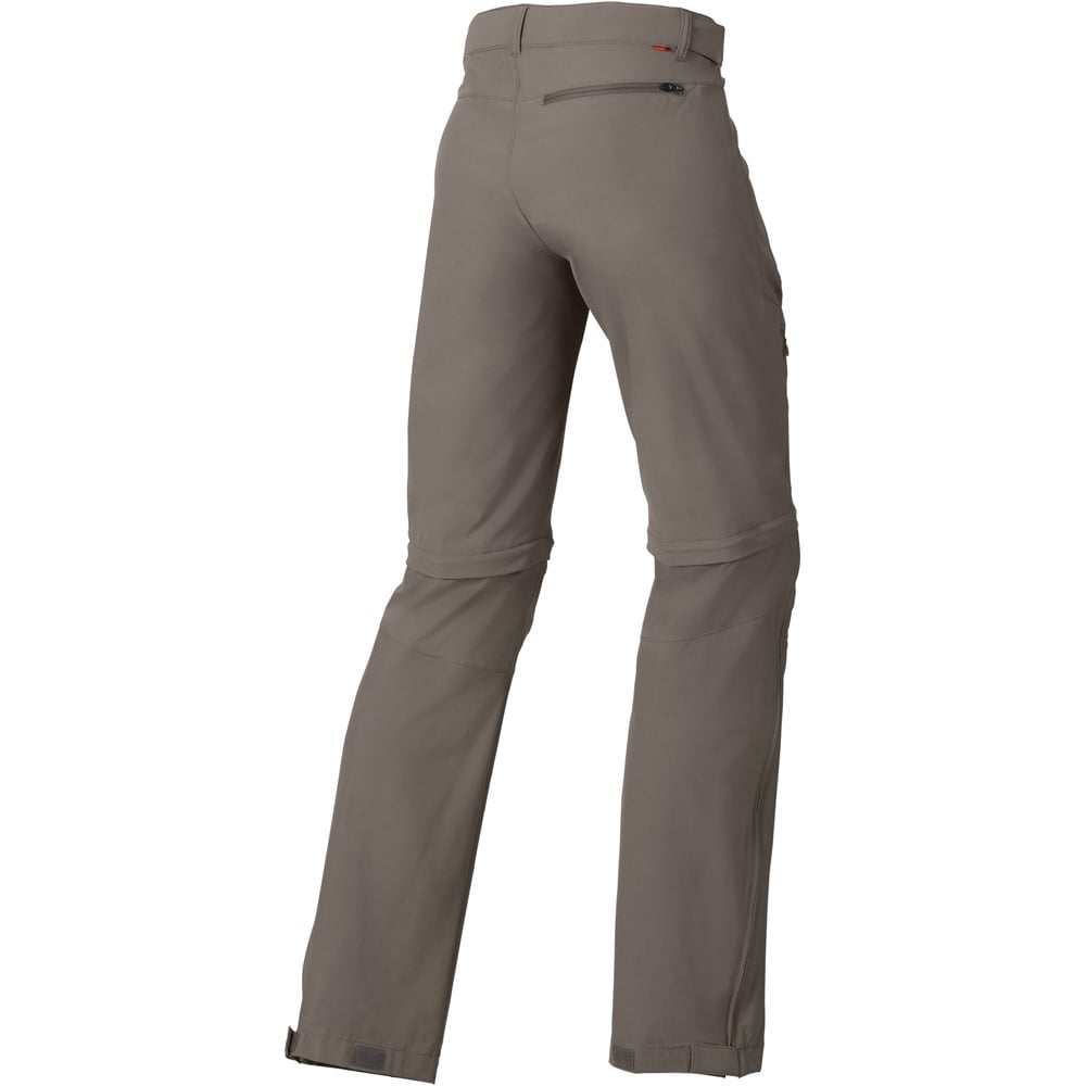 Vaude pantalón montaña mujer Farley Stretch ZO T-Zip Pants vista trasera