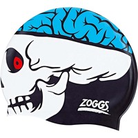 Zoggs gorro natación niño JUNIOR CHARACTER  SKULL vista frontal