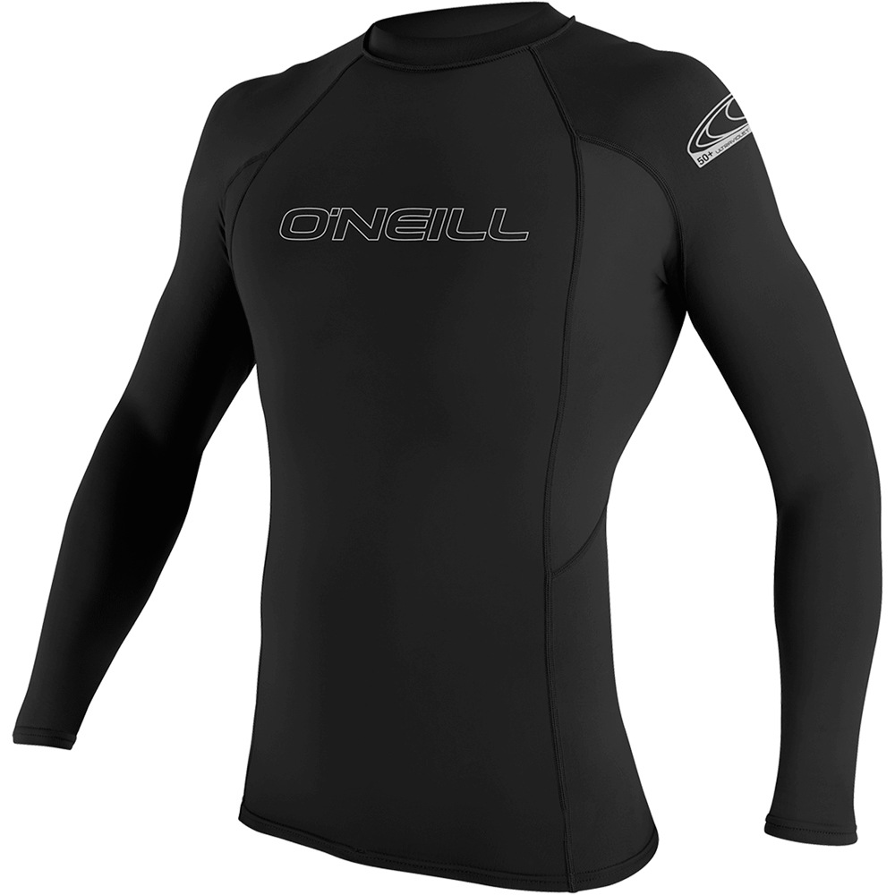 O'Neill lycra surf manga larga hombre BASIC SKINS L/S RASH GUARD vista frontal