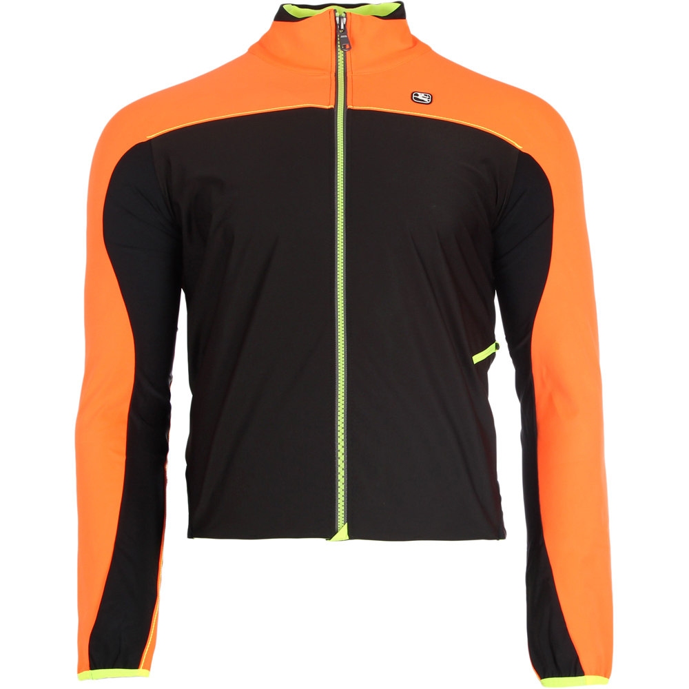 Giordana Chaqueta Invierno Av 200 - Naranja/negro negro cortavientos  ciclismo