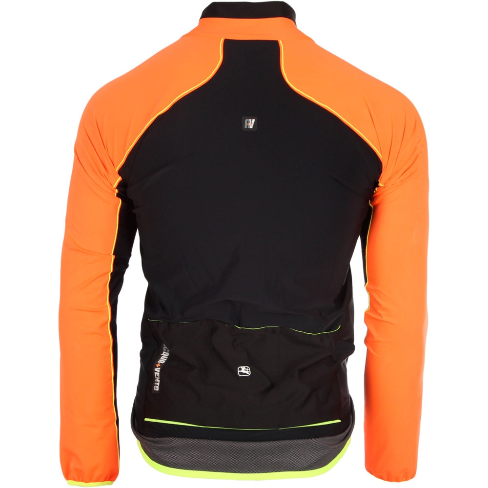 Giordana cortavientos ciclismo hombre Chaqueta invierno AV 200 - Naranja/Negro 04