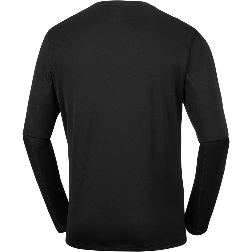 Columbia Zero Rules Long Sleeve Shirt negro camiseta montaña manga larga  hombre