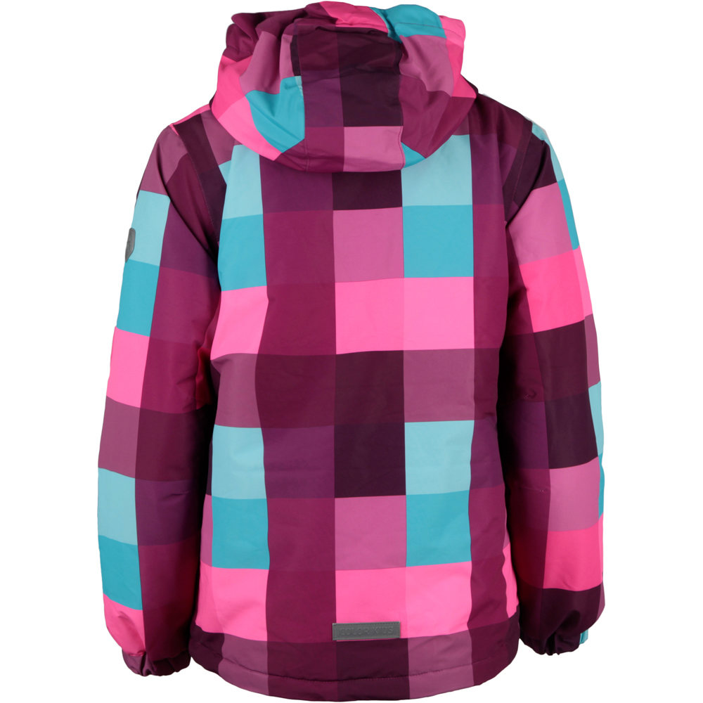 Color Kids chaqueta esquí infantil DIKSON PADDED BERRY vista trasera