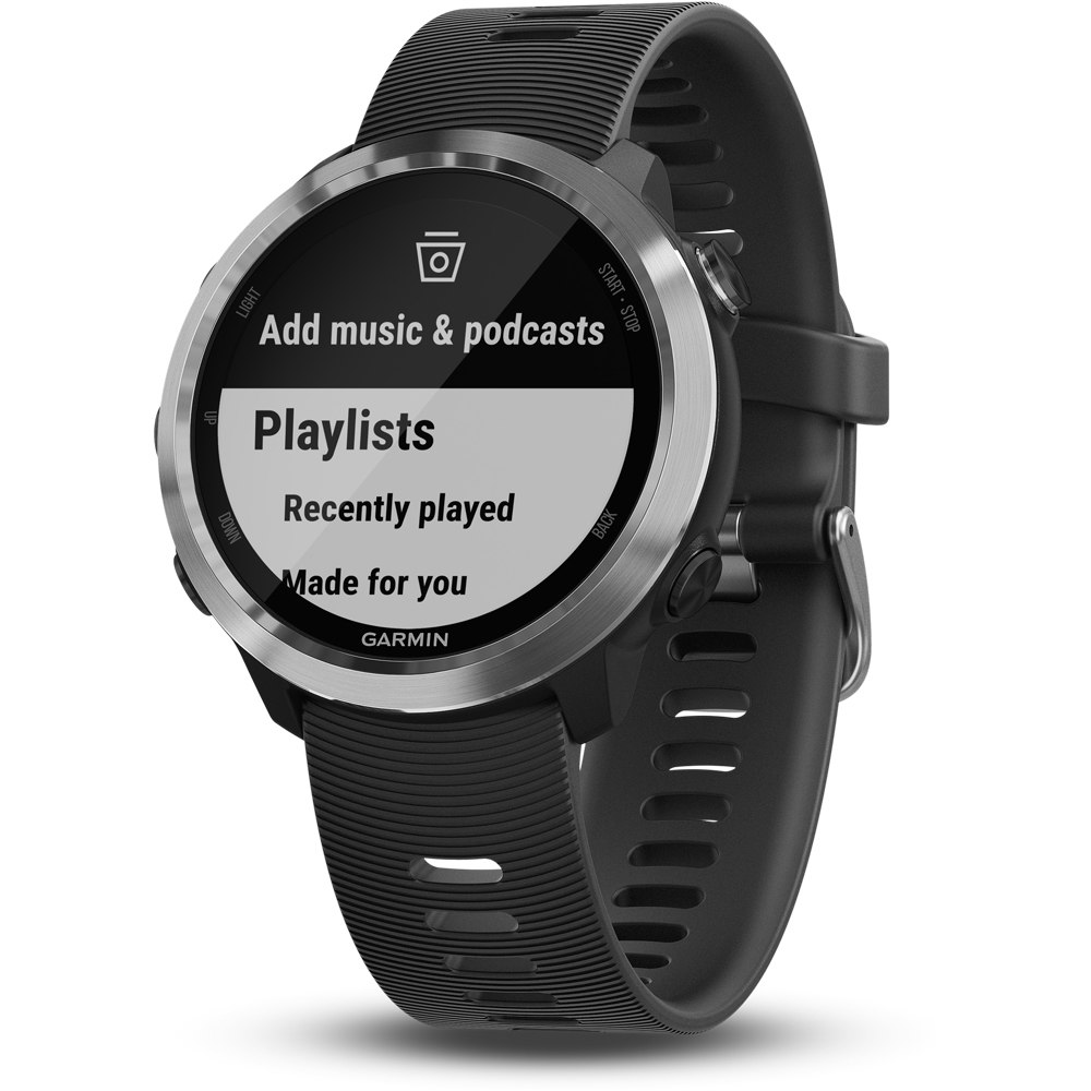 Garmin pulsómetros con gps FORERUNNER 645 MUSIC NEGRO 04