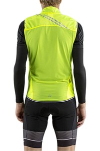 Craft chaleco ciclismo cortavientos LITHE VEST M vista trasera