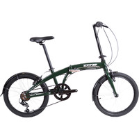 Dtb bicicleta plegable COMPACT vista frontal