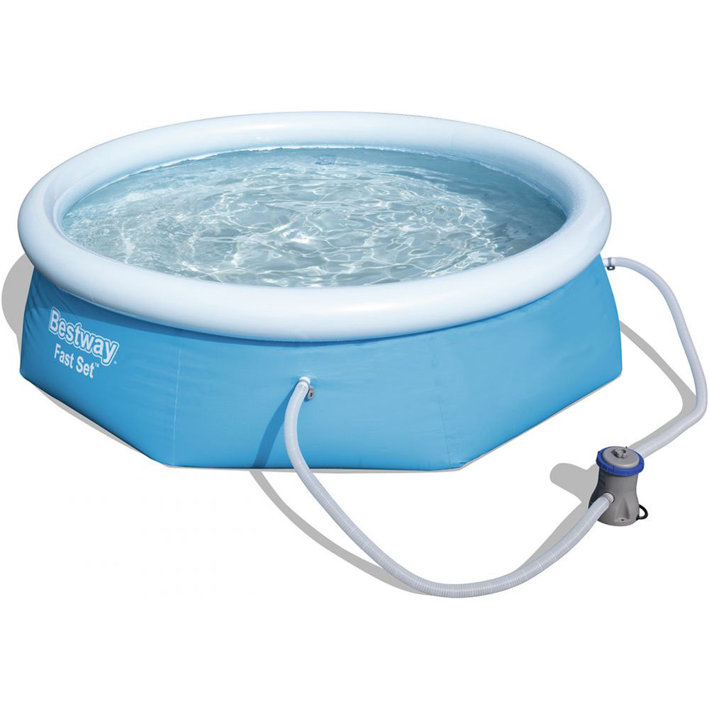 Bestway piscinas e hinchables PISCINA REDONDA ARO INFLABLE 305X76 CM. vista frontal