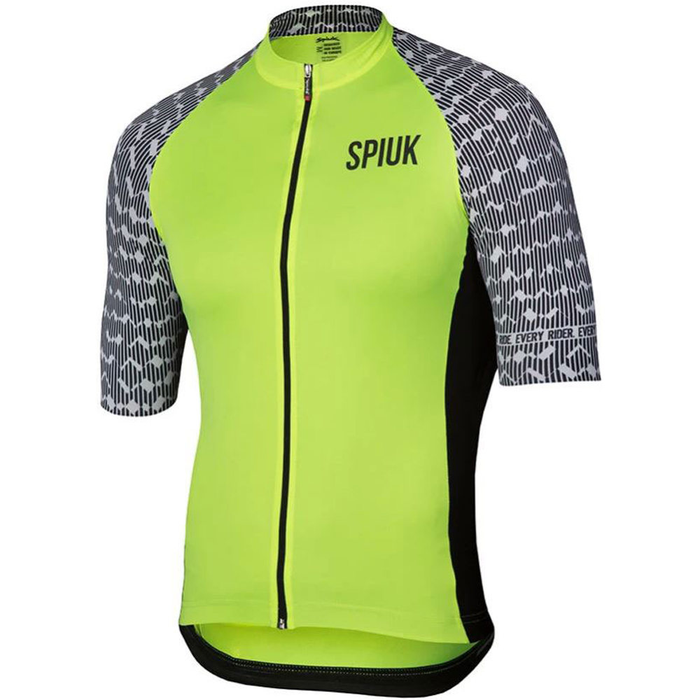 Maillot de Ciclismo Spiuk M/L Top Ten Hombre Negro