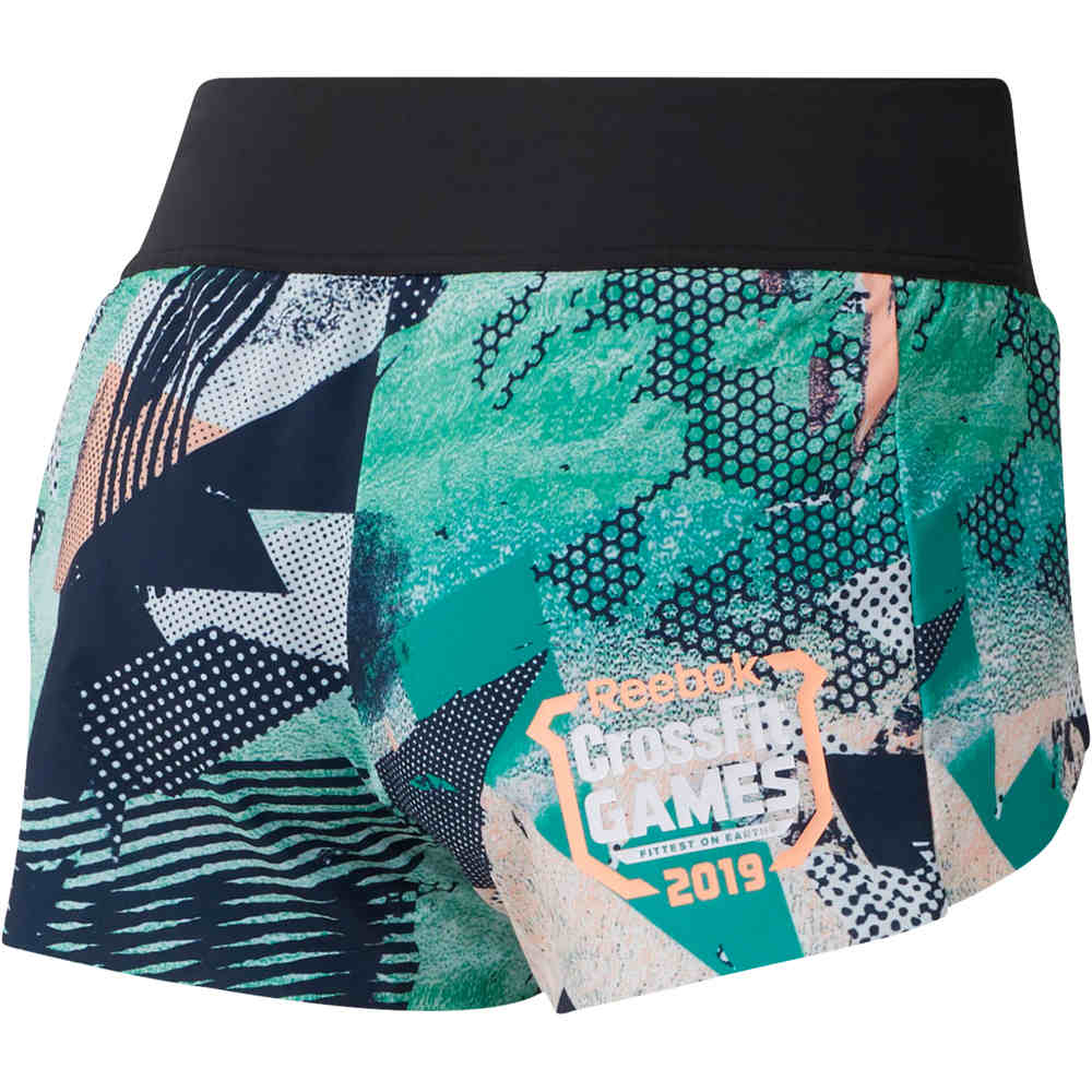 Reebok mallas piratas fitness mujer RC KNW Short Print 06