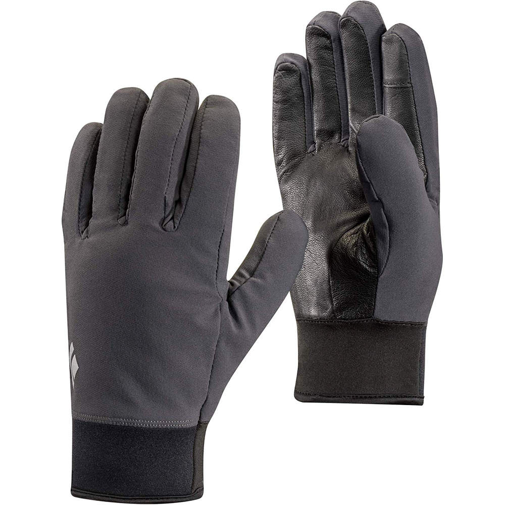 Black Diamond guantes montaña MIDWEIGHT SOFTSHELL vista frontal