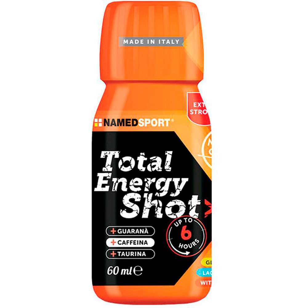 Named energía instantánea TOTAL ENERGY SHOT NARANJA 60ML vista frontal