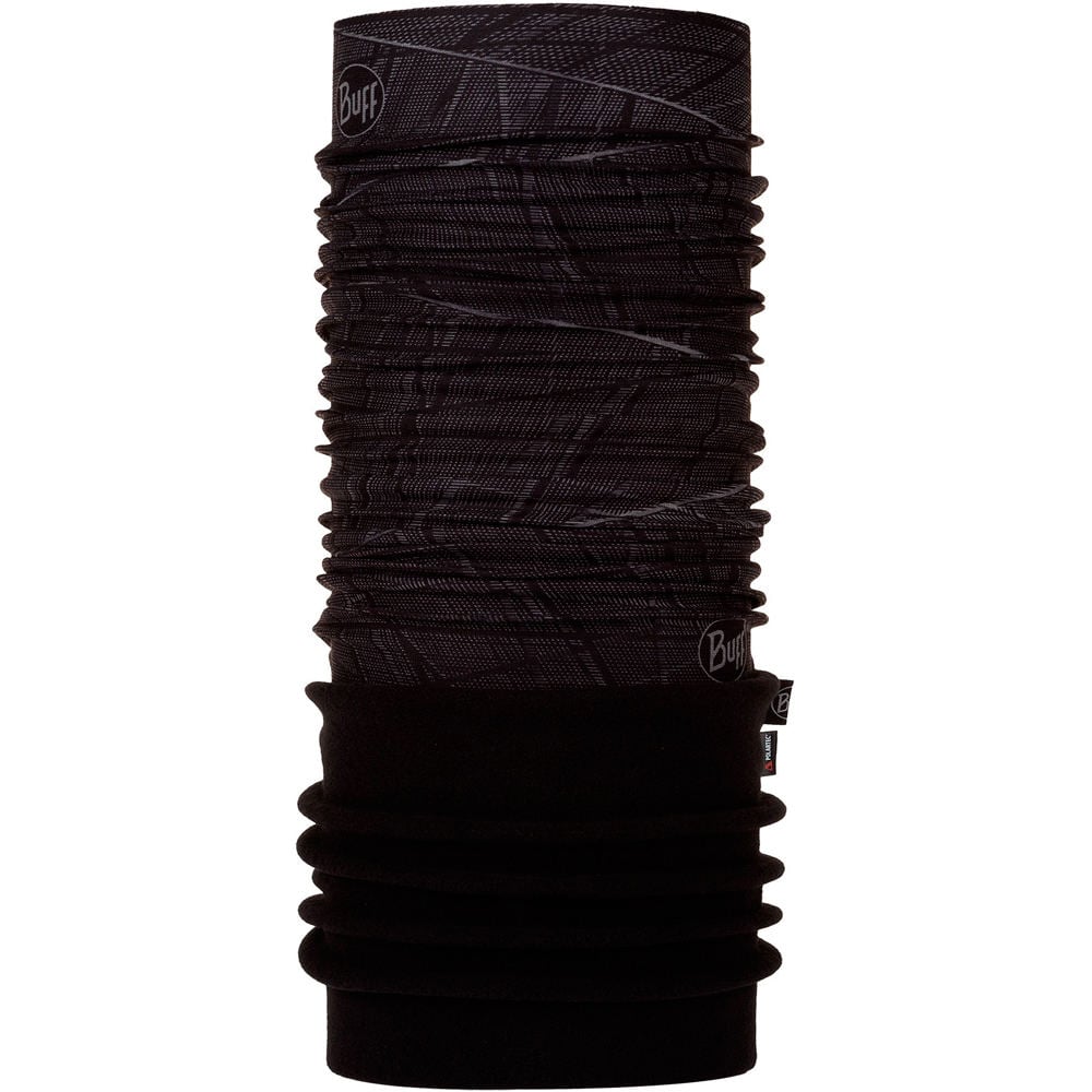 Buff tubular POLAR EMBERS BLACK vista frontal