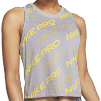 Nike camiseta tirantes fitness mujer W NK DRY TANK DB PRO CROP vista detalle