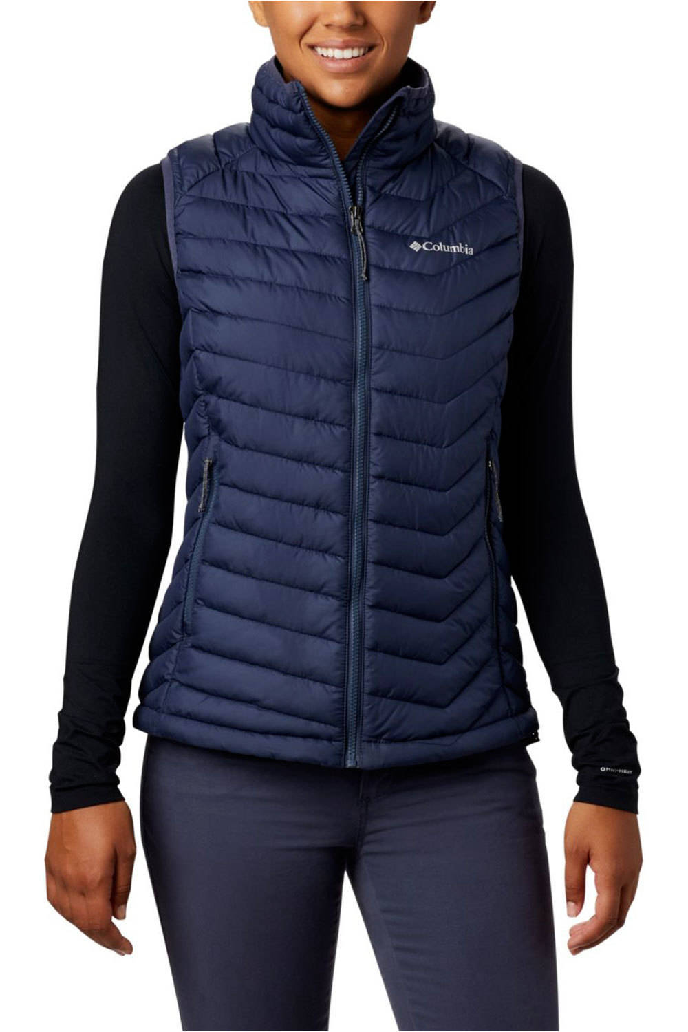 Columbia chaleco outdoor mujer Powder Lite Vest vista frontal