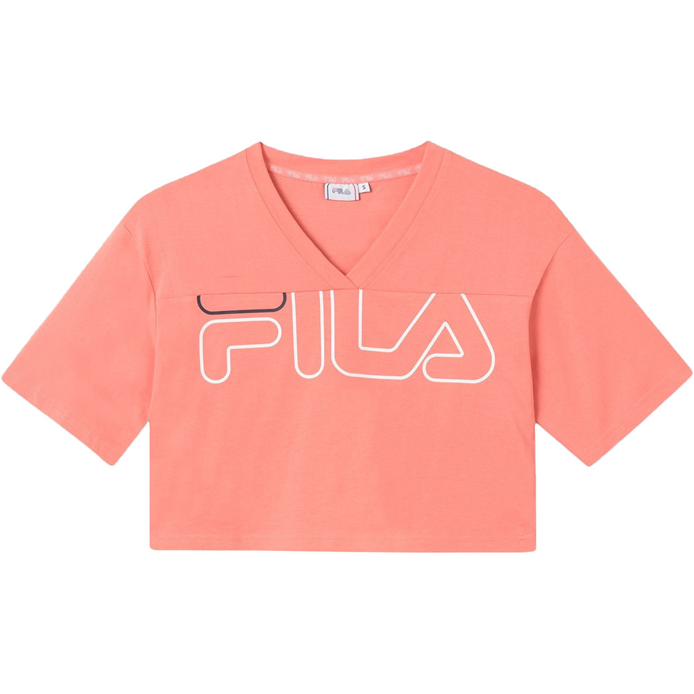 Fila camiseta manga corta mujer WOMEN LEDA wide tee vista frontal