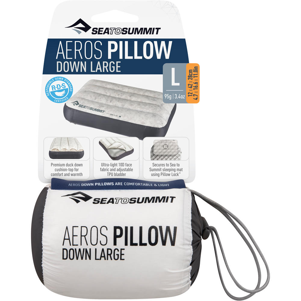 Seatosummit accesorios tiendas de campaña Aeros Down Pillow L 02