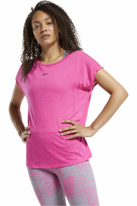 Reebok camisetas fitness mujer TS BURNOUT TEE vista frontal