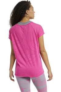 Reebok camisetas fitness mujer TS BURNOUT TEE vista trasera