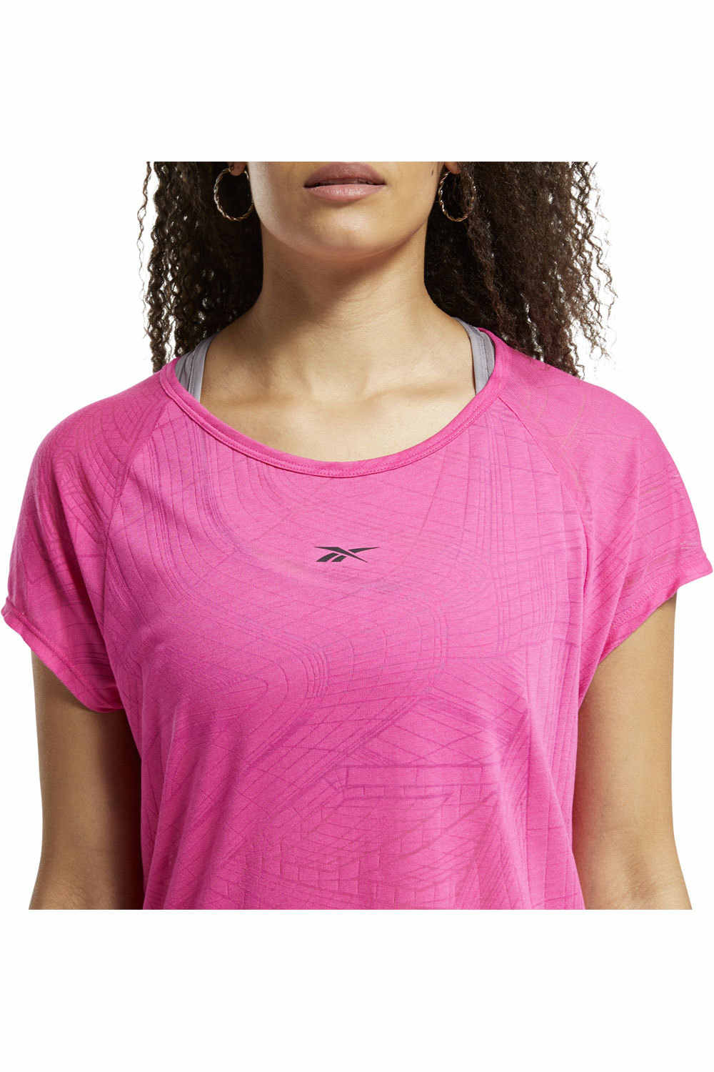 Reebok camisetas fitness mujer TS BURNOUT TEE vista detalle