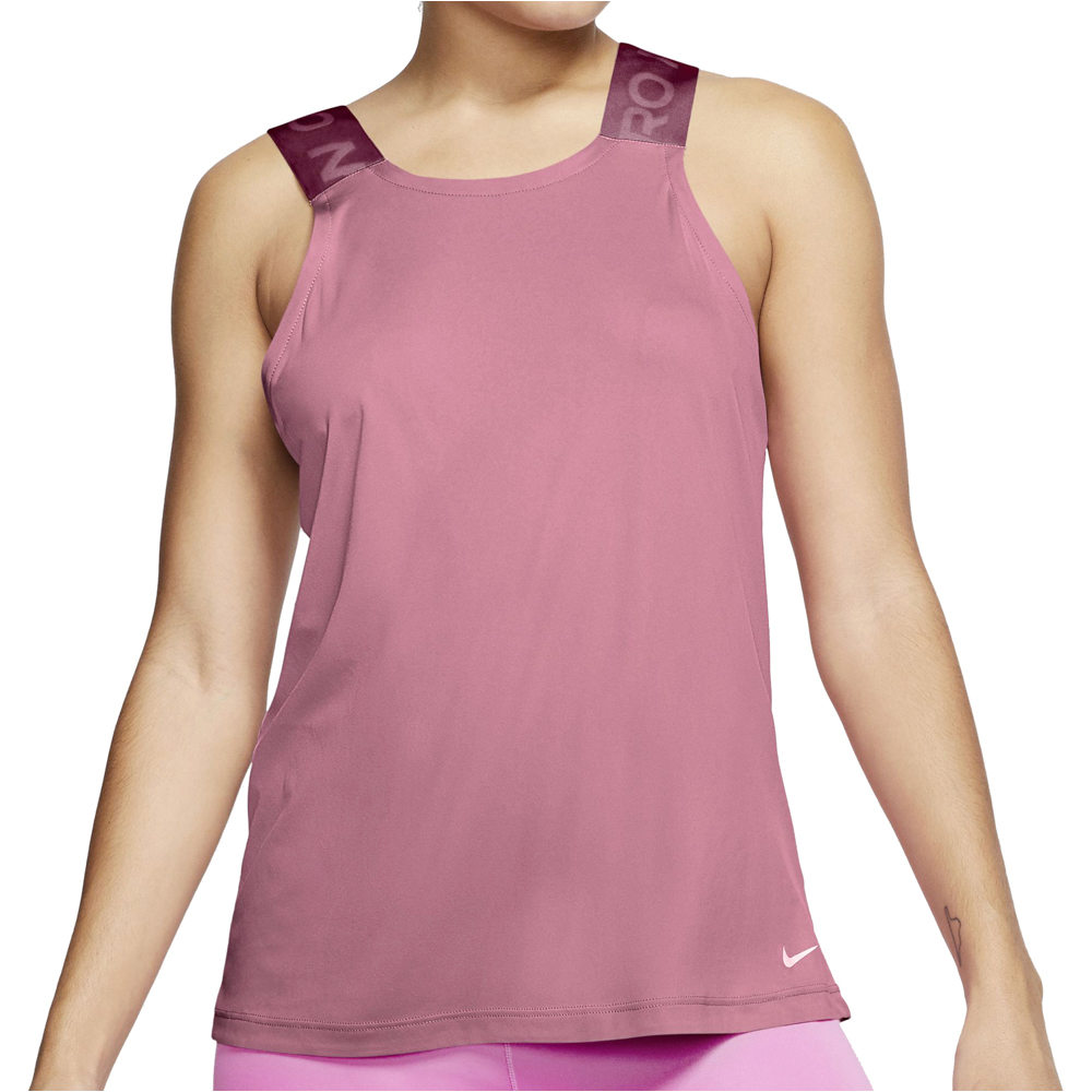 Nike camiseta tirantes fitness mujer W NP DRY ELASTIKA TANK ESS vista frontal