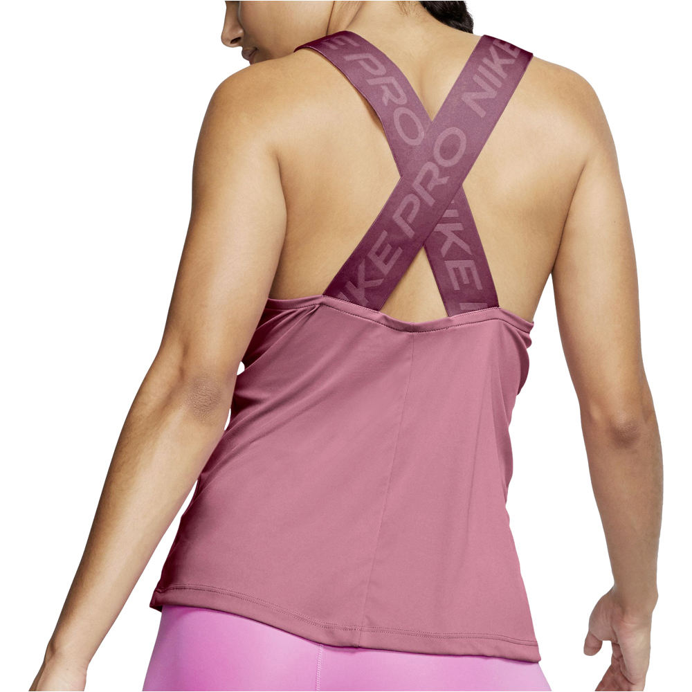 Nike camiseta tirantes fitness mujer W NP DRY ELASTIKA TANK ESS vista trasera