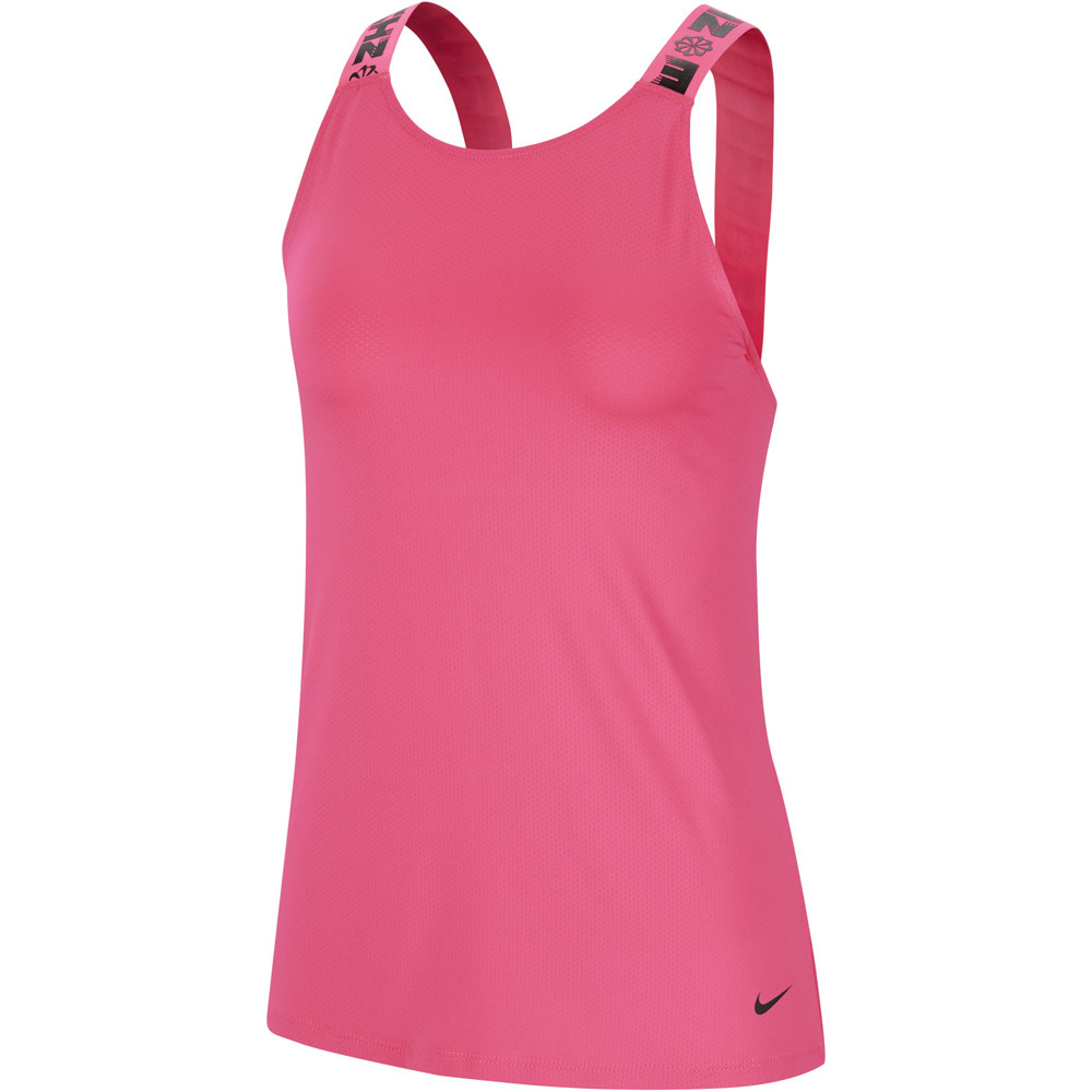 Nike camiseta tirantes fitness mujer W NK ICNCLSH ELASTKIA vista frontal