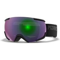 Marker gafas ventisca 16:10+ BLACK w/GREEN PLASMA MIRROR vista frontal