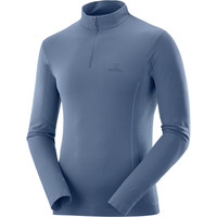 Salomon camisetas trail running manga larga hombre EXPLORE SEAMLESS HALF ZIP M vista detalle